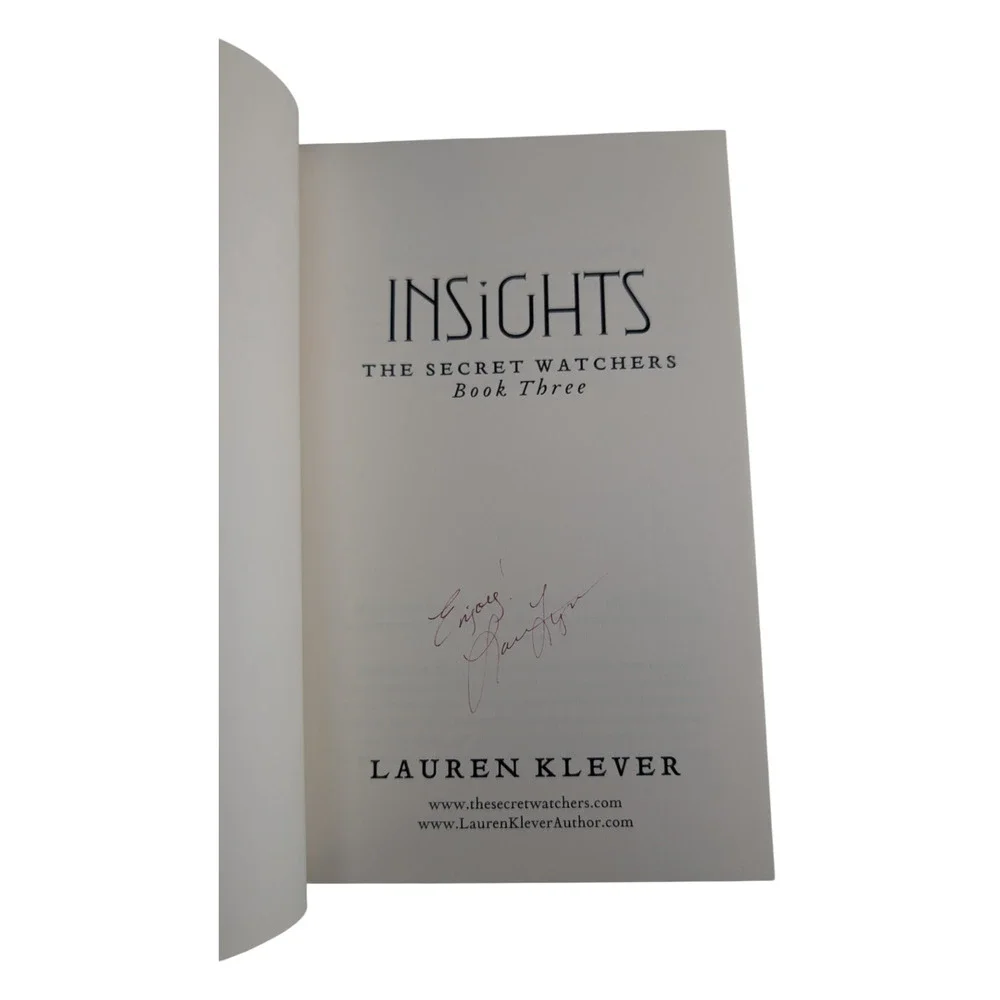 The Secret Watchers Books 1-4 Signed Paperback Lot Lauren Lynne Klever